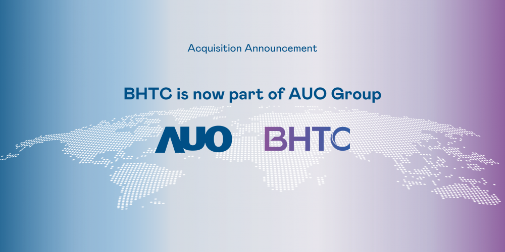 AUO Announces Completion of BHTC Acquisition