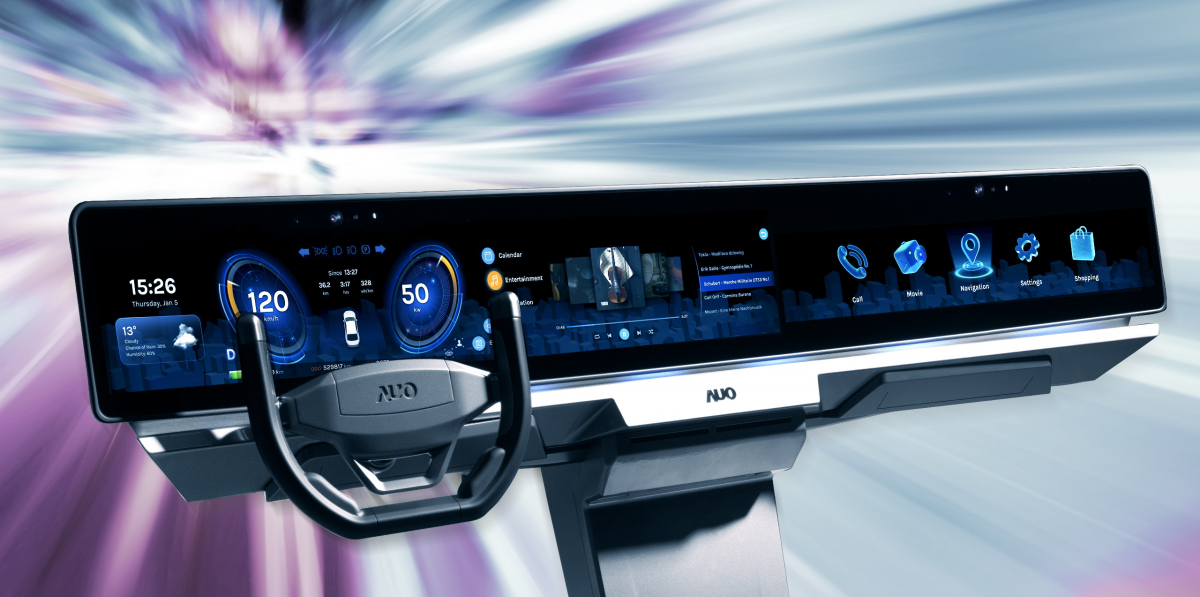 AUO FIDM Plus with AmLED display technology integrated diversity of sensors, creating immersive interactively cockpit experiences