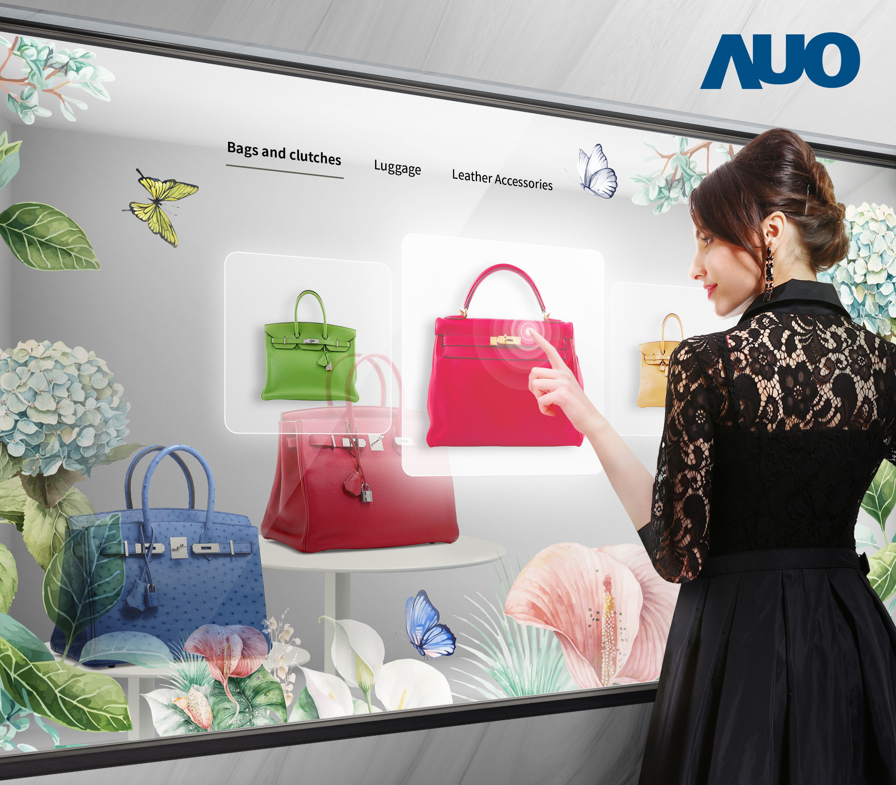 AUO’s Transparent Micro LED display is an ultimate technology suited to a variety of applications including digital signage, commercial displays, corporate meeting rooms, residential interiors, and more.