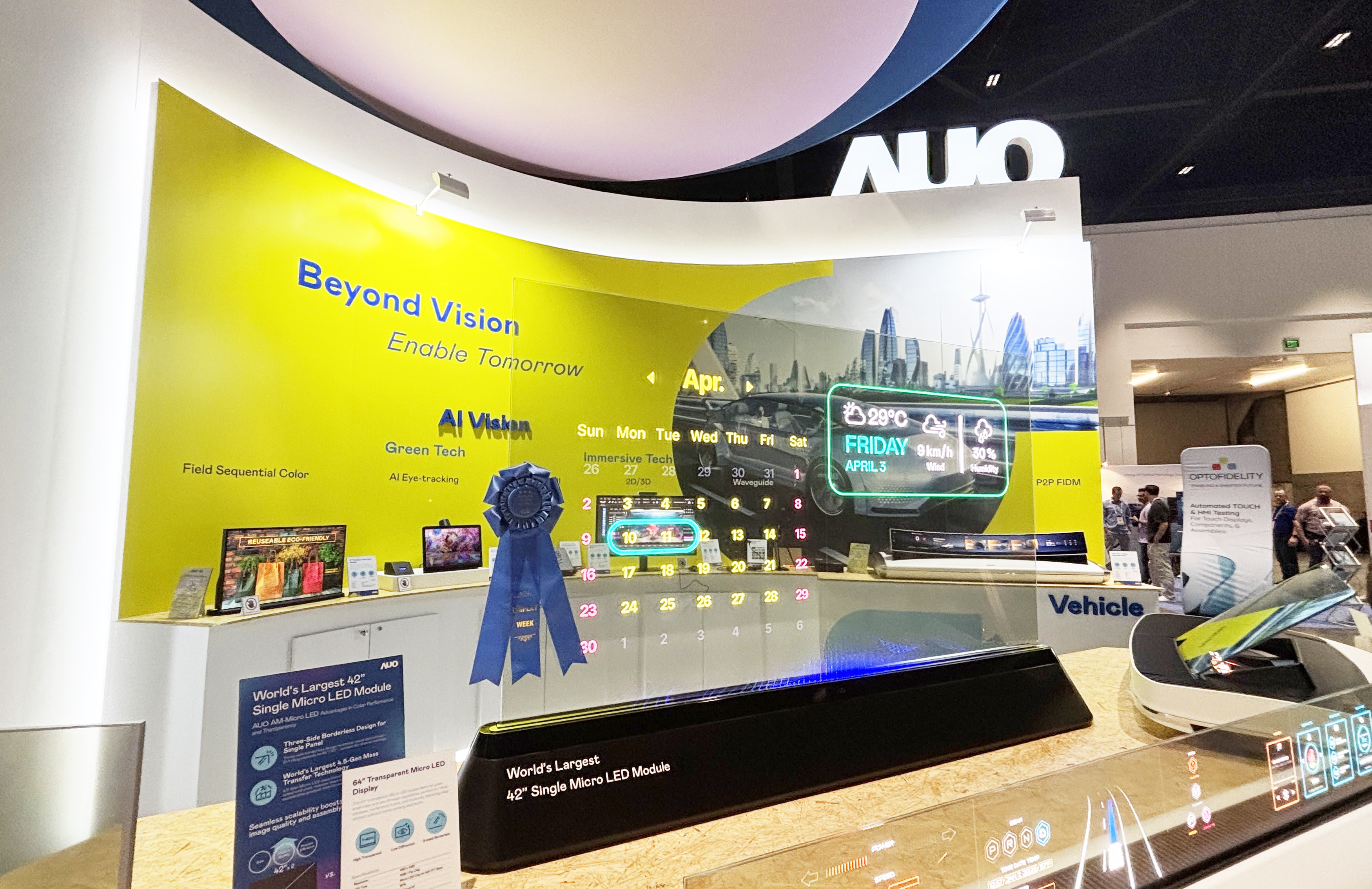 AUO Shines at SID 2025, Wins the “Best Micro LED-Based Technology” Award