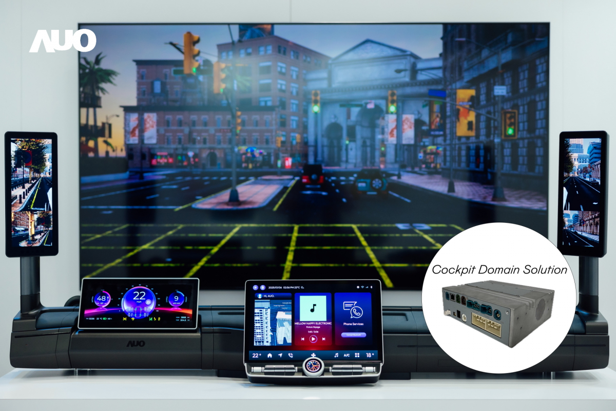 友達「智慧座艙域控解決方案」可做為車內運算的核心平台，驅動創新人機介面與豐富的座艙應用，獲得台灣精品標誌肯定
