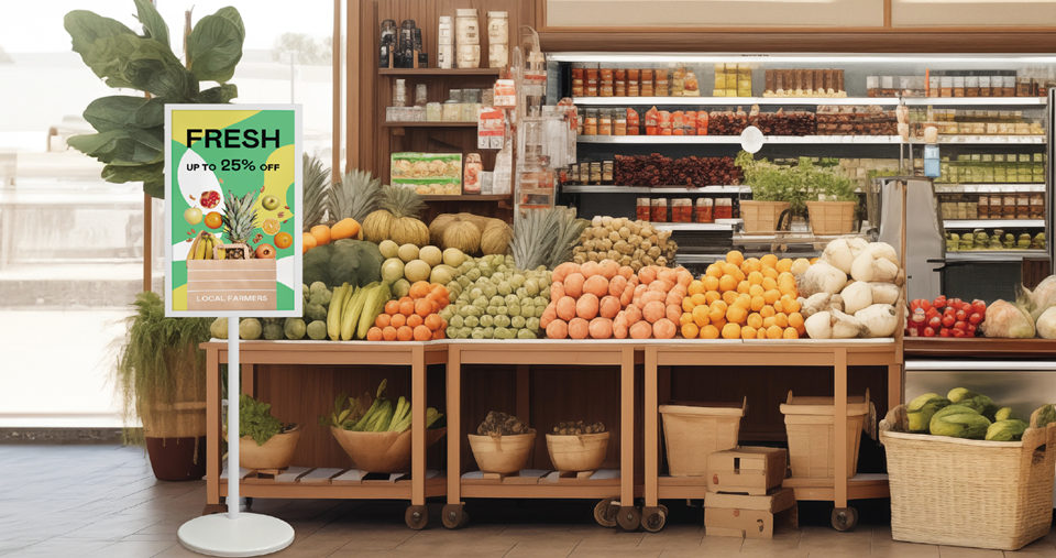 AUO has been named in Clarivate&rsquo;s Top 100 Global Innovators for the fifth consecutive year, driven by its forward looking R&D and patent strategies across Display, Mobility Solutions, and Vertical Solutions. The image shows AUO&rsquo;s vertical solutions applied to smart retail, using the AecoPost full color ePaper signage to support customers in achieving low carbon and green design goals.