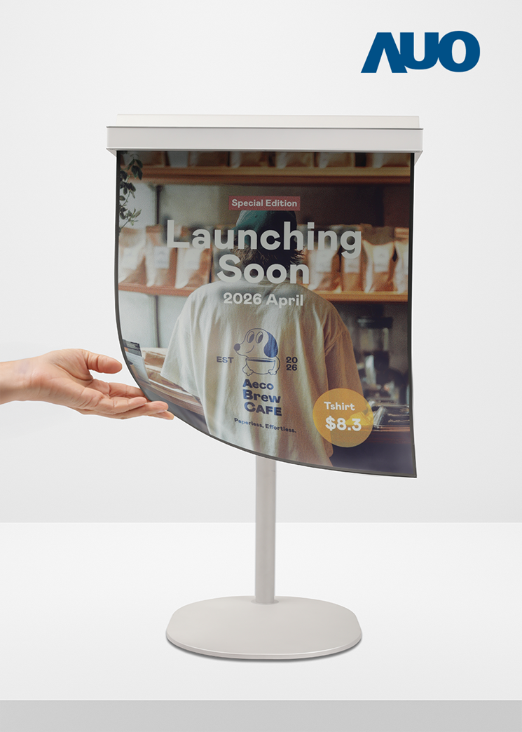 ADP will debut its flexible color ePaper display at the event. Made with a thin, lightweight yet highly durable material, it can be flexibly curved to fit columns, walls, and other surfaces&mdash;enhancing safety while improving space utilization.