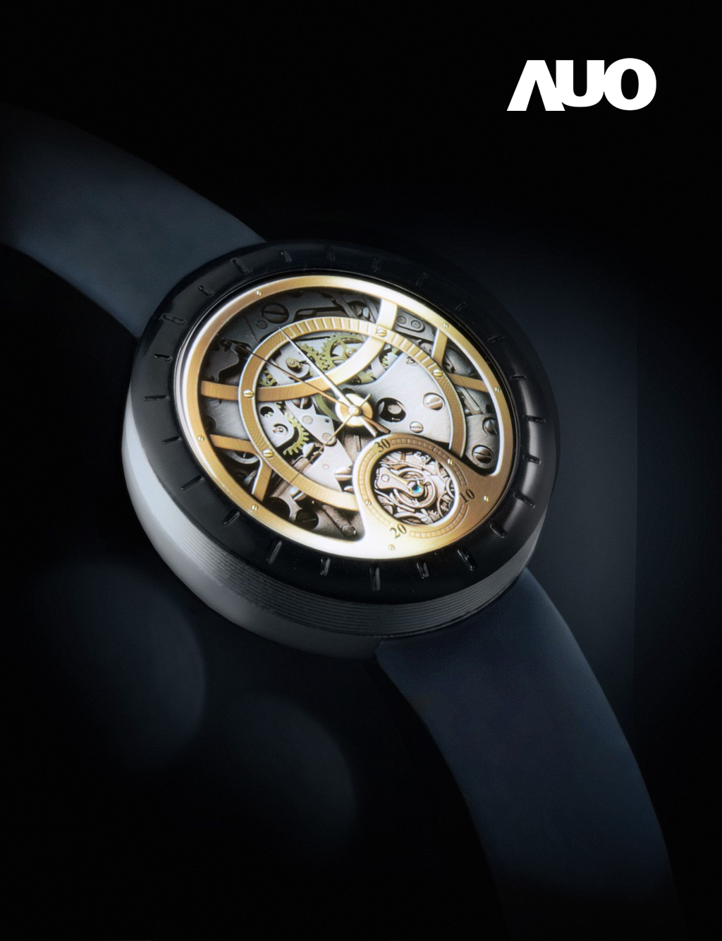 友達1.39 吋 Micro LED 商品化智慧手錶獲傑出產品獎，已導入品牌客戶，在戶外強光下依然擁有極佳的可讀性，適合運動、極端環境的使用需求。