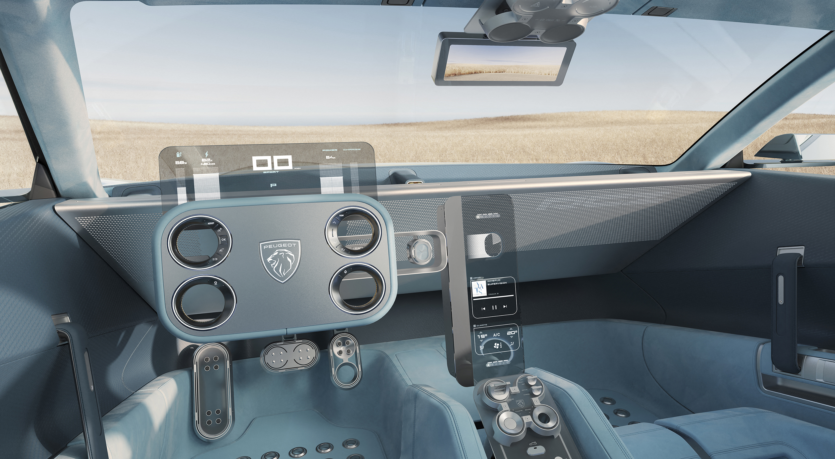 AUO x PEUGEOT | Powered by Transparent Micro LED Technology, a New Vision for The Future Cockpit